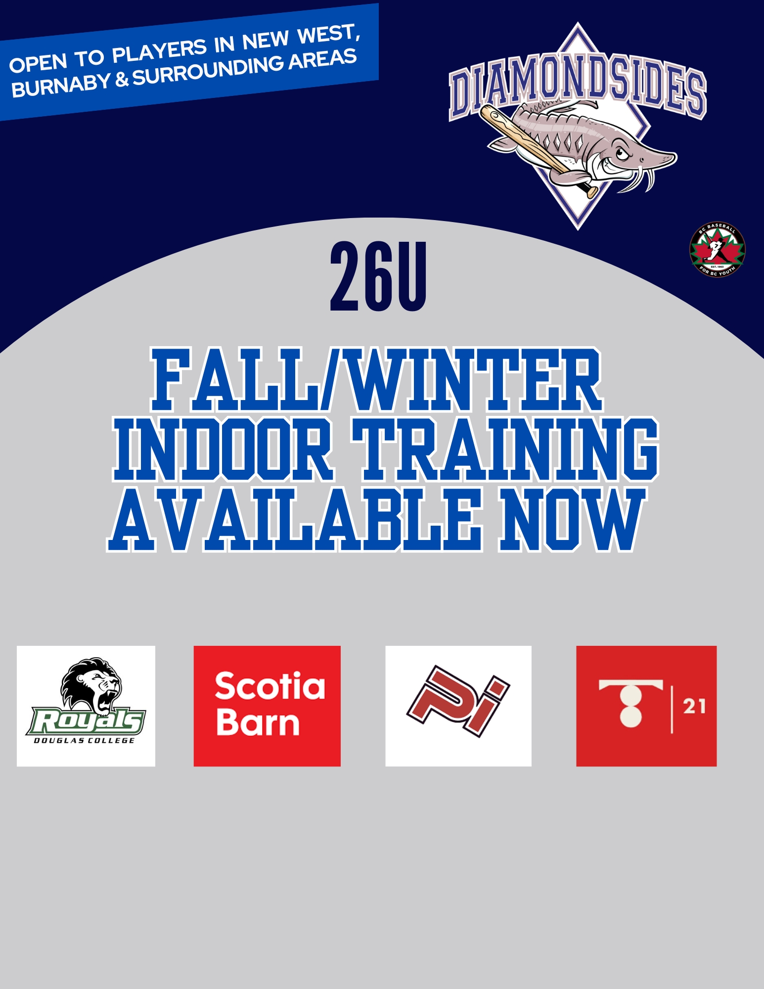 26U Indoor Training Available